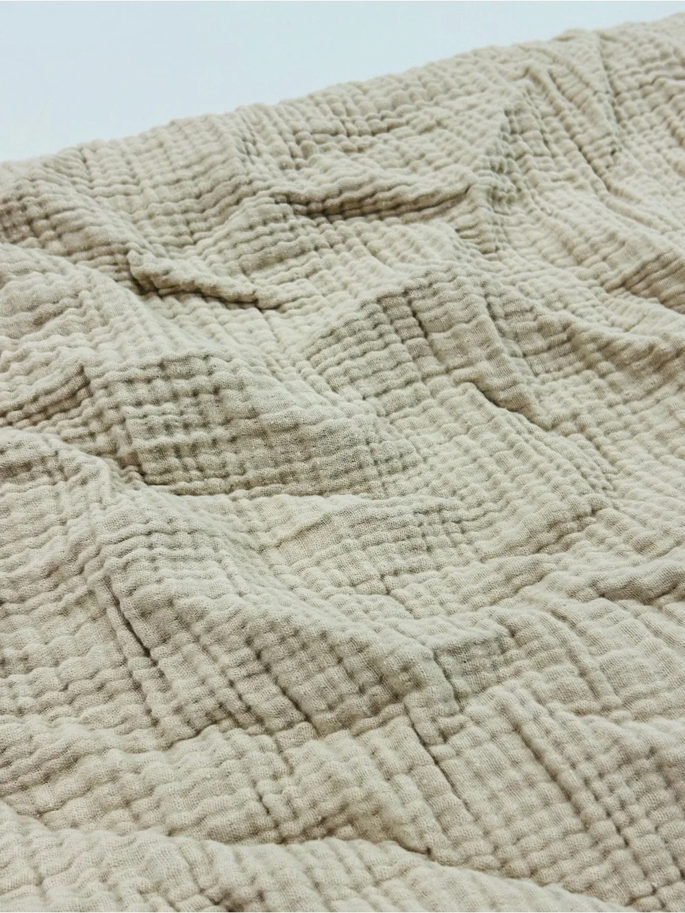 QUINCE Organic Airy Gauze Duvet Cover Set King/Cal King Dune 8802